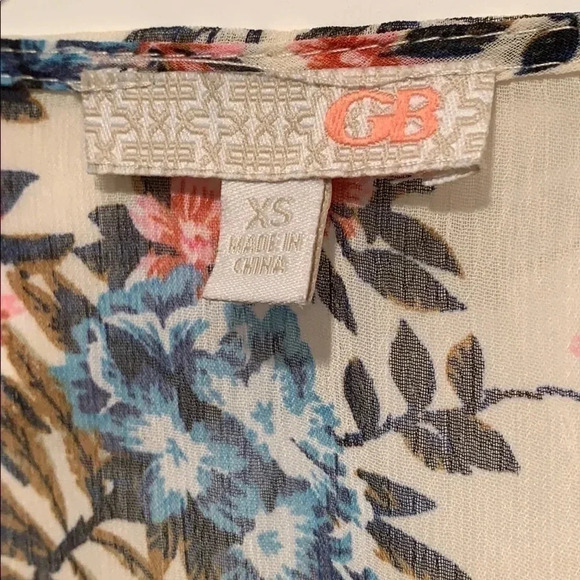 GIanni Bini Maxi DressWhite Floral Bohemian Boho - Picture 6 of 9